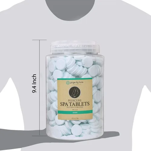 Miniatura 7 de Ginger Lily Farms Botanicals - Tabletas de spa de pedicura, naturales y orgánicas, repone la humedad, suaviza y acondiciona la piel, aroma oceánico