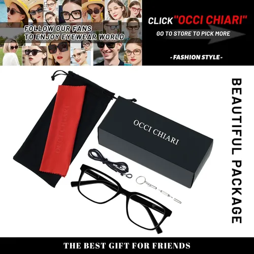 Miniatura 6 de OCCI CHIARI Lentes de lectura bifocales de transición para hombres XL con bloqueo de luz azul, 3.5 x (100 150 200 250 300 350)