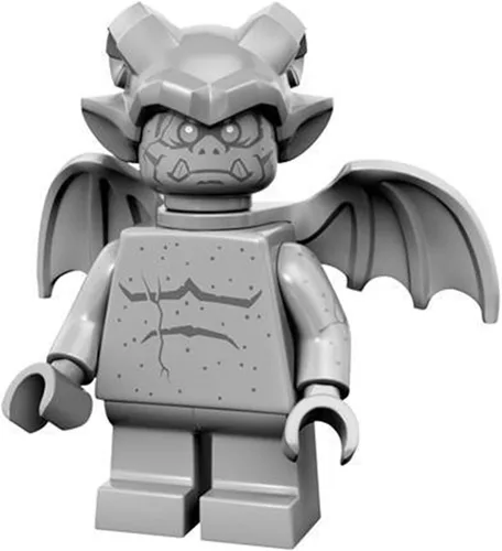 Lego Serie 14 Minifigura Gárgola gris