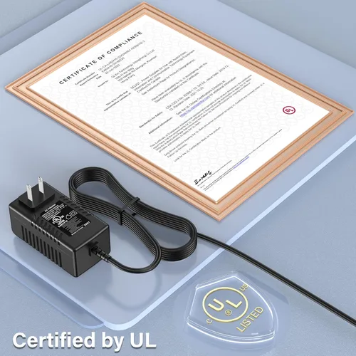 Miniatura 6 de Cable de alimentación con certificación UL para AeroGarden Bounty 100911 100912 100913 Cargador de repuesto para AeroGarden Bounty Elite 100913-BSS