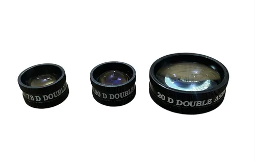 Miniatura 2 de Lente asférica doble 20D 90D y 78D (juego de 3 piezas)