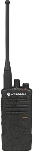 Miniatura 3 de 4 x Motorola RDU4100 RDX Business Series Radio UHF bidireccional (negro) (RDU4100) + 4 auriculares Motorola HKLN4604 PTT – Paquete de 4 con paquete