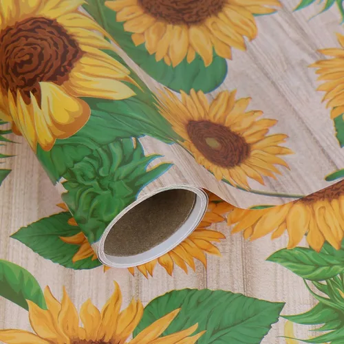 Miniatura 22 de Aimyoo - Rollo de papel de regalo floral kraft - Rollo jumbo - 30 pulgadas x 33 pies - Papel de regalo vintage con flores para todas las ocasiones