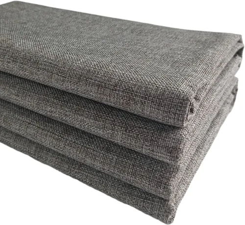 Miniatura 17 de TinaKim Tela de tapicería de lona, material de tela tipo lino sintético, para reparación de asientos de silla de sofá (beige 3, 2 yardas