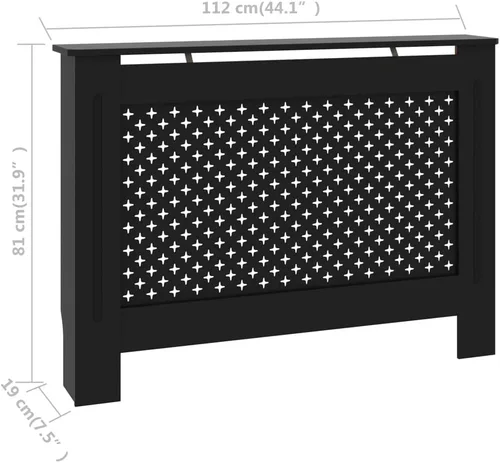 Miniatura 2 de Cubierta de radiador MDF para calefacción, estante de gabinete de radiador, accesorios de calefacción para electrodomésticos, mejoras para el hogar