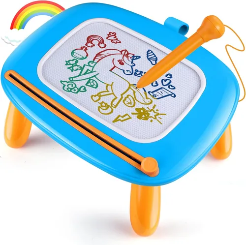 Smasiagon Juguetes para niñas y niños, pizarra de dibujo magnética para niños pequeños, pizarra de garabatos de aprendizaje temprano para escribir,