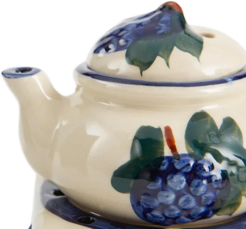 Miniatura 4 de Koehler 10017714 - Calentador de aceite para estufa de tetera de 5.375 pulgadas, color azul