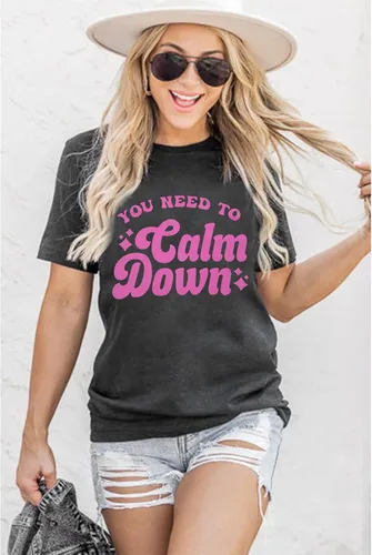 Miniatura 4 de JINTING You Need to Calm Down T-Shirt Woman Country Concert Tops Music Lovers Tee LGBTQ Pride Gift Tops