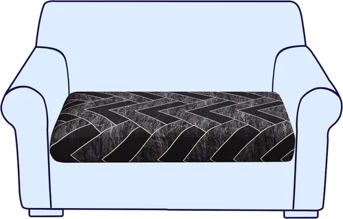 Miniatura 100 de CRFATOP Fundas elásticas de cojín de repuesto para sofá, fundas de asiento de sofá impresas, lavable, extraíble, protector de muebles individual