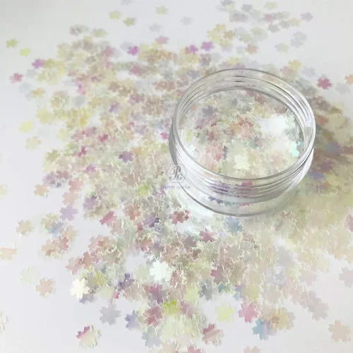 Miniatura 6 de PrettyG Paquete de 0.35 oz/paquete – Sakuras lentejuelas purpurina – Festival Rave belleza maquillaje cara cuerpo uñas arte decoración C03