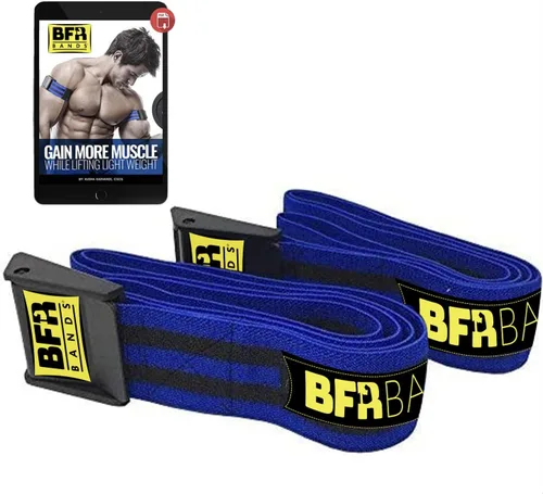 BFR Bands PRO Model Bandas de entrenamiento por oclusión, 2 unidades. Estas bandas que restringen el flujo sanguíneo permite ganar masa muscular sin