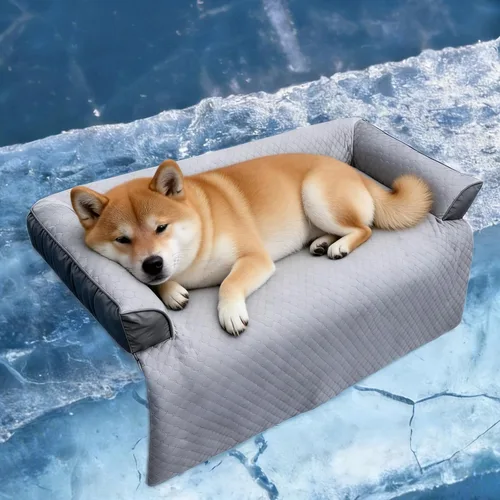 Miniatura 71 de Cama calmante para perro, tapete de felpa esponjoso para perros con protector de muebles con funda extraíble lavable para perros y gatos grandes