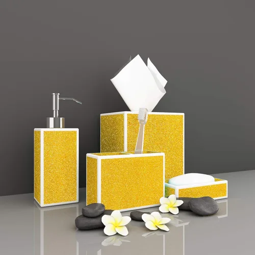 Miniatura 7 de VEELIKE Papel de contacto autoadhesivo de vinilo dorado con purpurina, papel tapiz brillante para pegar y despegar, cubierta de papel de pared