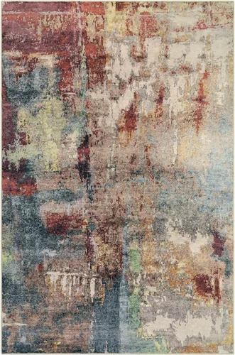 Miniatura 9 de Lahome Alfombra de Área Abstracta Moderna - Alfombras Lavables de 4x6 pies para Sala de Estar, Dormitorio, Comedor, Alfombra de Piso