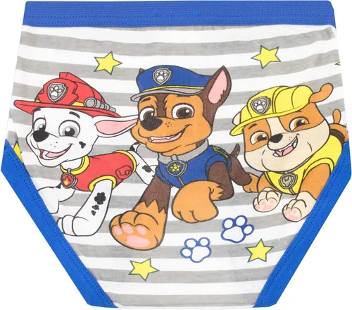 Miniatura 3 de Paw Patrol Chase Marshall and Rubble - Ropa interior para niños (5 unidades)