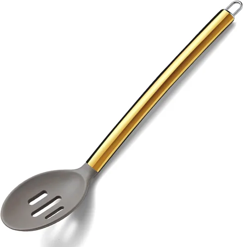 Miniatura 12 de Berglander - Juego de utensilios de cocina dorados, 38 piezas antiadherentes de silicona, espátula con soporte para utensilios de acero inoxidable