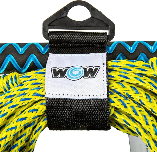 Miniatura 6 de Wow Sports Cuerda de remolque para wakeboard de 70 pies, mango de truco, para tubos de cubierta, wakeboards y esquís acuáticos