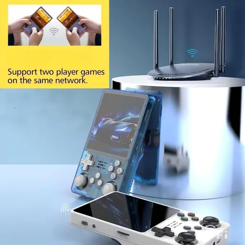 Miniatura 3 de R36plus - Consola de juegos portátil, consola de juegos retro portátil con pantalla IPS de 4.0 pulgadas, 64 GB, más de 15000 juegos preinstalados