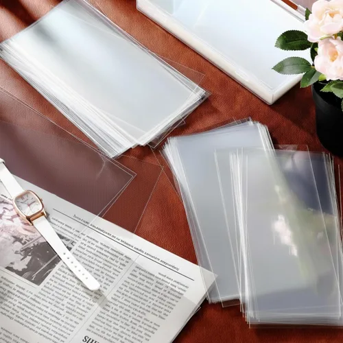 Miniatura 7 de Shappy 151 fundas transparentes para dinero con estuche de almacenamiento de plástico, soportes de dinero de papel, fundas para billetes de dólar