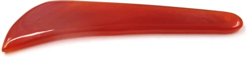 Cuchillo de ágata roja de 4.3 in/4.3 "pulido bruñidor cuchillo de pulido borde artesanía joyería arcilla herramienta artesanal Rojo