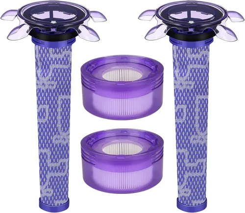 Miniatura 9 de Fette Filter - Kit de repuesto de filtro de vacío V8 actualizado compatible con Dyson V8 Nueva versión SV25/Dyson V8 Animal Extra 405901-01/Dyson V7