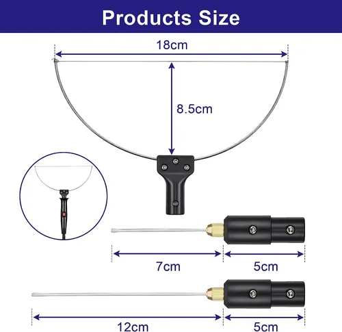 Miniatura 7 de Cortador de espuma 3 en 1, herramienta eléctrica de corte de espuma de poliestireno, herramienta de corte de cuchillo caliente de 100-240V/18W