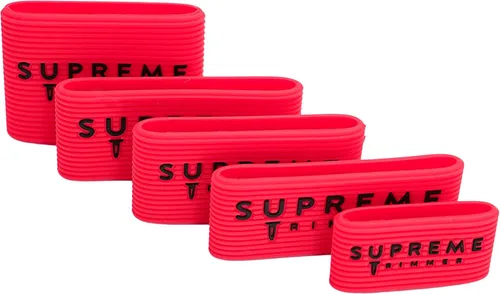 Miniatura 9 de Supreme Trimmer - Pinzas de peluquero profesionales (5 piezas) bandas antideslizantes SGR50 para cortadora de pelo, agarre de peluquero