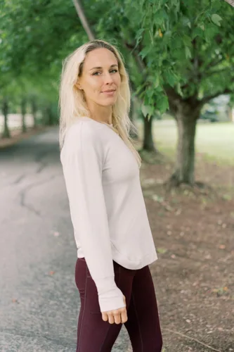 Miniatura 7 de RBX Active - Sudadera ligera de felpa francesa de manga larga para mujer