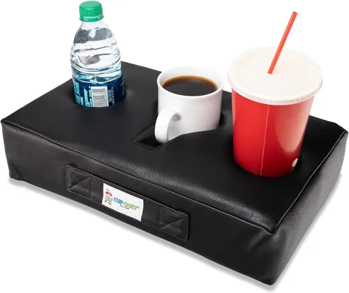 Miniatura 10 de Cup Cozy Pillow (amarillo) como se ve en la televisión, el mejor portavasos del mundo. Mantén tus bebidas cerca y evita derrames. Utilízalo