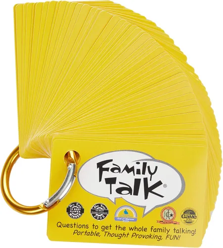 Miniatura 4 de Juegos de mesa portátiles Around The Table, iniciadores de conversación significativos y juego de viaje en automóvil - Family Talk