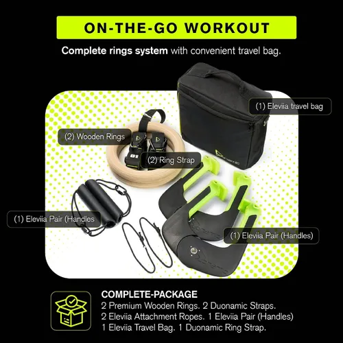 Miniatura 9 de Duonamic Eleviia: Portable Doorway Pull-Up Bar – Lightweight, Travel-Ready, 250 lb Capacity