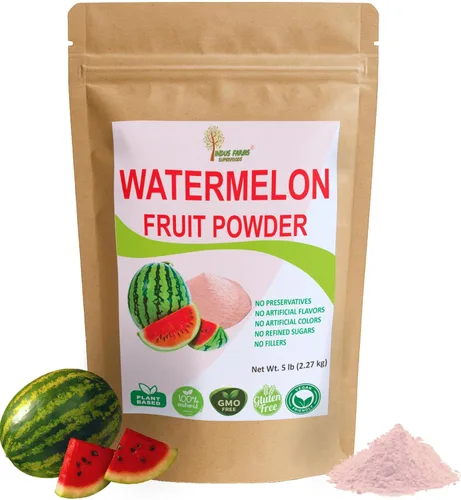 Polvo de fruta de sandía natural, electrolitos instantáneos, suplemento para antes del entrenamiento y después del entrenamiento, potenciador de