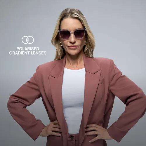 Miniatura 3 de Lucyd Lyte (versión 2025) - Lentes inteligentes para mujer, con Bluetooth, lentes polarizados, altavoces de oído abierto y micrófono, Moonrise