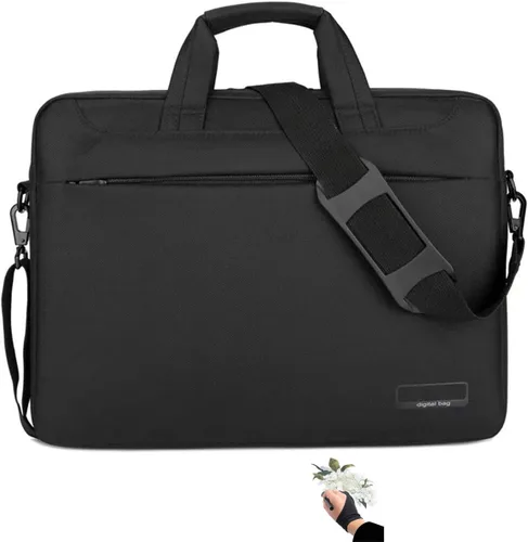 Bolsa de transporte para monitor de dibujo con bandolera grande impermeable con guante de artista para Huion GT-156HD V2 Wacom Cintiq 16 DTK1660