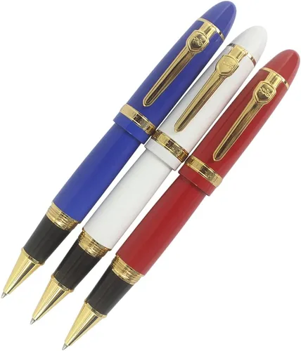 Miniatura 8 de Jinhao 159 Bolígrafo Rollerball negro pesado Big Pen 3 piezas en 3