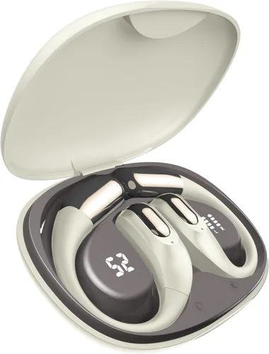 Miniatura 7 de Auriculares deportivos inalámbricos Bluetooth, auriculares ligeros con ganchos para los oídos, auriculares inalámbricos Bluetooth5.4, tiempo de Verde