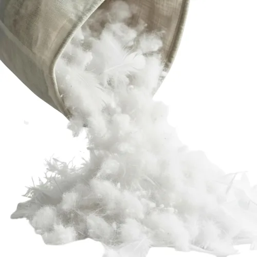 East Coast Bedding Bulk Mezcla de Plumón de Ganso y Plumas 80/20 - Blanco - Relleno de Calidad Premium para Almohadas, Cama, Manta, Sofá, Almohada