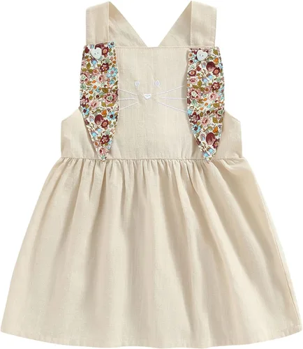 Miniatura 8 de oneflow Traje de Pascua para bebé y niña pequeña, vestido de tul, sin mangas, con lentejuelas, tutú para niñas pequeñas