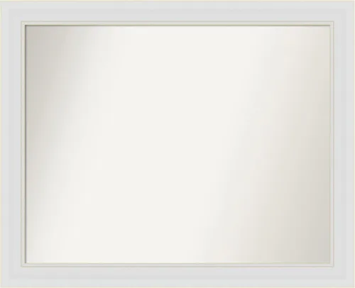 Miniatura 54 de Amanti Art Espejo de pared blanco de 30 x 42 pulgadas, espejo de baño rectangular blanco para decoración de pared de sala de estar, marco Parlor