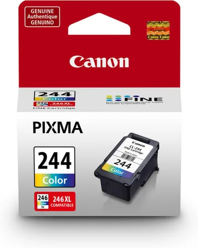 Miniatura 2 de Canon Paquete de 3 cartuchos de tinta a color CL-244 para impresoras de inyección de tinta todo en uno PIXMA IP, MX, MG, TS y TR - 0.2 fl oz