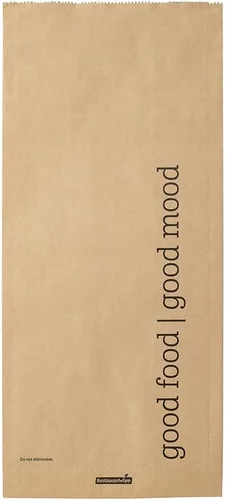 Miniatura 10 de Restaurantware Bag Tek - Bolsas de papel de aluminio de 6.5 x 4.1 pulgadas, 100 envoltorios para perros calientes de medio galón, papel de estraza
