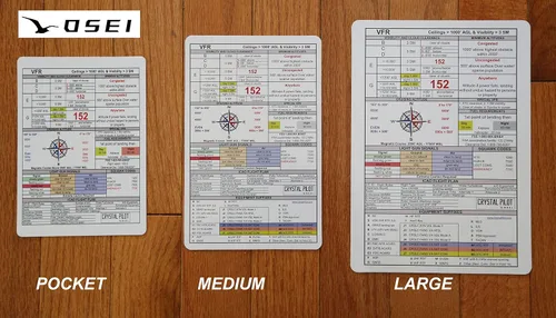 Miniatura 2 de Crystal Pilot Cartel VFR e IFR (mediano (4.5 x 7 pulgadas)