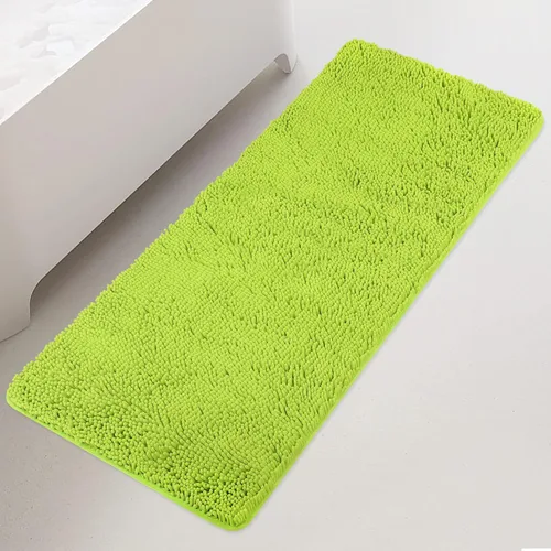 Miniatura 160 de Yeaban Alfombra de pasillo de baño de 24 x 72 pulgadas, antideslizante, alfombra de baño larga de felpilla gruesa, absorbente y lavable, alfombra