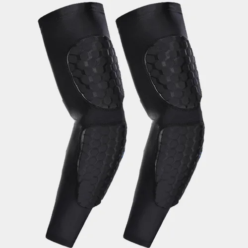 2 piezas mangas de codo de brazo almohadillas a prueba de golpes para jóvenes adultos deportes