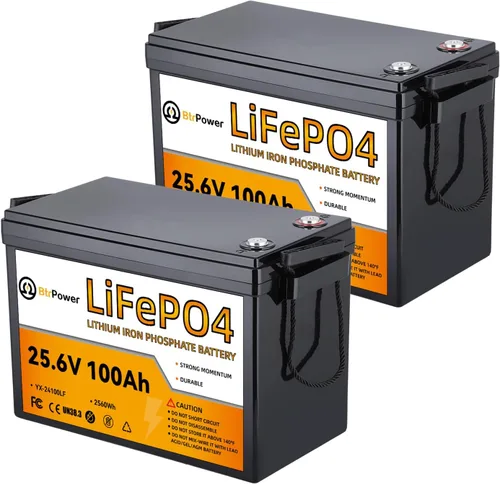 Miniatura 14 de Batería de litio de 12 V, fosfato de litio de 50 Ah, batería de ciclo profundo LiFePO4, 50 A BMS, más de 4000 ciclos, perfecta para RV, motor