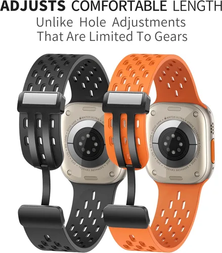 Miniatura 3 de Correa/Pulsera Deportiva Anti Sudor Magnética para Apple Watch, Correas de Silicona Transpirable e Impermeable. Compatible con iWatch Ultra SE