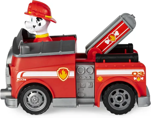 Miniatura 4 de Patrulla Canina, camión de bomberos de Marshall con control remoto de 2 vías, para niños a partir de 3 años