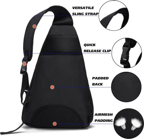 Miniatura 3 de Bolsa de pickleball, mochila de pickleball con soporte para botella de agua para hombres y mujeres Negro