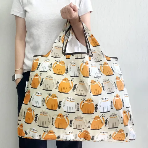 Miniatura 2 de allydrew Large Foldable Tote Nylon Reusable Grocery Bags