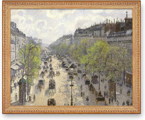 Miniatura 311 de A&T ARTWORK Campo de trigo con cipreses de Van Gogh Las reproducciones de arte clásico mundial, impresiones en lienzo giclée para decoración